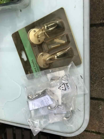 Photo of free Assorted clothes hooks for doors (Snettisham PE31) #1