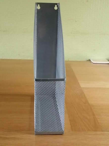 Photo of free Silver wire mesh magazine rack (North Mundham) #3