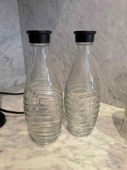 Photo of free Soda stream glass bottles (Flatiron) #1