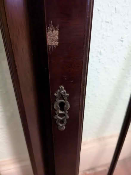 Photo of free Glass and wood antique corner cupboard doors (Llandrindod LD1) #2