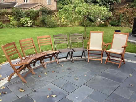 Photo of free Folding wooden garden chairs (Shelton SY3) #1