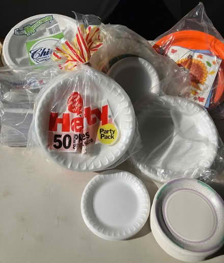 Photo of free Party plates, utensils, napkins (Monta Vista) #2