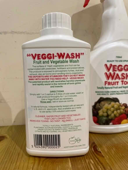 Photo of free Veggi wash (Stoke Newington N16) #2