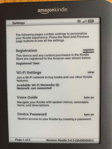 Photo of free Old Amazon Kindle (Hampden Park BN22) #4
