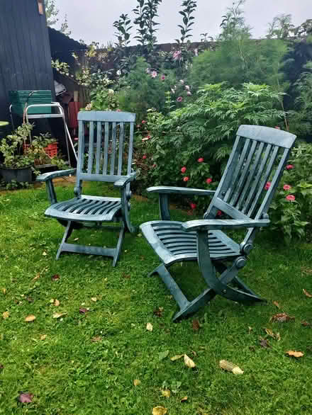 Photo of free Garden chairs x 2 (Brightwell Baldwin OX49) #2