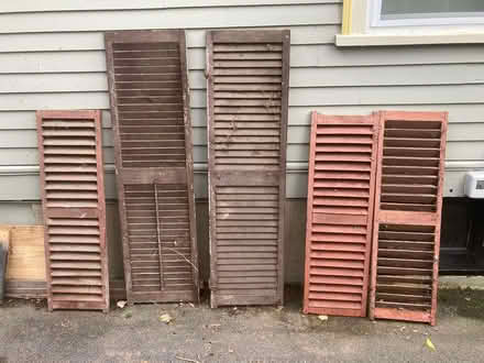Photo of free wood shutters (Newton Center) #1