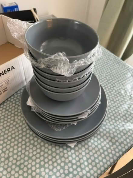 Photo of free Ikea Dinera plate/bowl set - NOT complete (Haresfinch WA11) #2