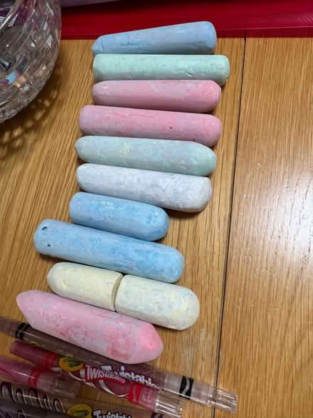 Photo of free Twistables + stubby chalk (Meldreth) #2