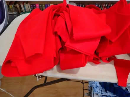 Photo of free Red Felt Scraps (Howell, south of Clyde Road) #1