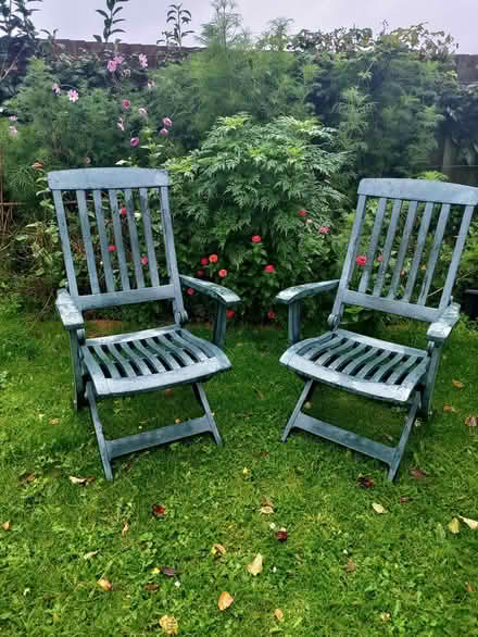 Photo of free Garden chairs x 2 (Brightwell Baldwin OX49) #1