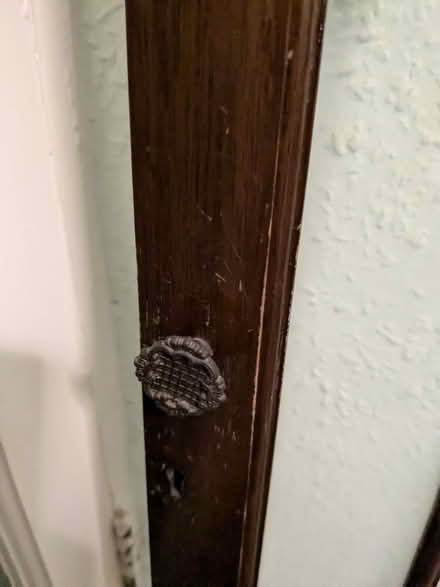 Photo of free Glass and wood antique corner cupboard doors (Llandrindod LD1) #3