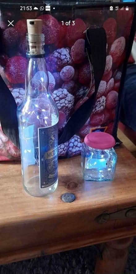 Photo of free Bottles + Jars With Lights (M32 Stretford) #3