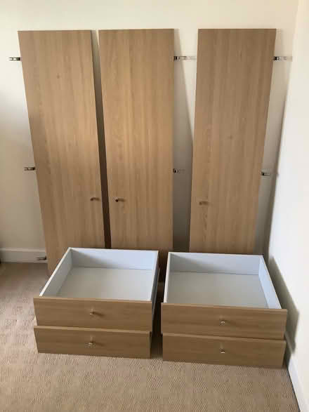 Photo of free Wardrobe - three doors, four drawers (Great Lumley DH3) #4