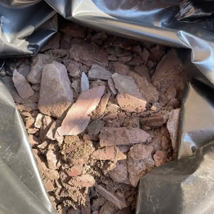 Photo of free Plum slate - 9 rubble bags - needs a good wash! (New Mills SK22) #1