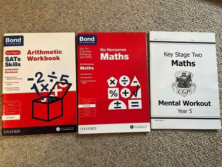Photo of free Maths year 4 and 5 practice books (M33 near Sale Grammar School) #1