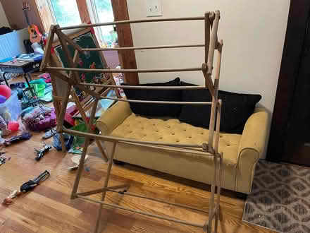 Photo of free Wooden drying rack (Enfield) #1