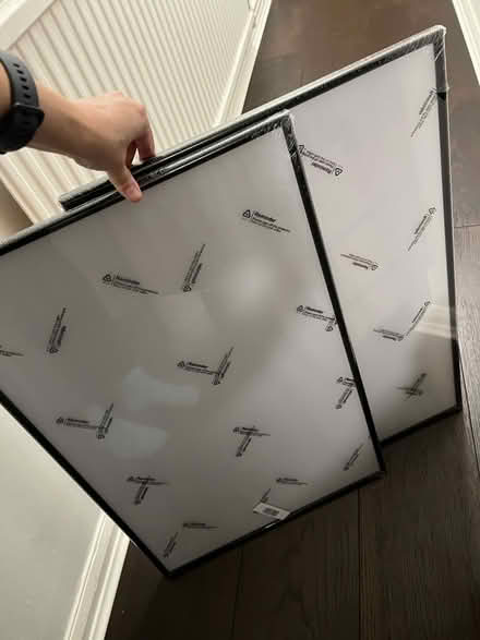 Photo of free 2 x A2 black frames new (Muswell Hill, N10) #1