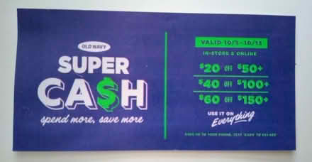 Photo of free Gift: 2 Old Navy Discounts (e-mail) #1