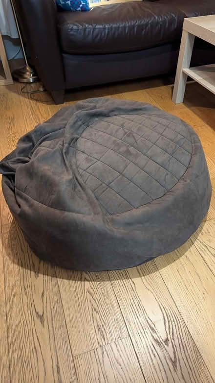 Photo of free Large Brown Sitting Bean Bag (Stockwell / Brixton SW9) #1
