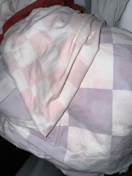 Photo of free Checkerboard king size duvet set (Wallington) #1