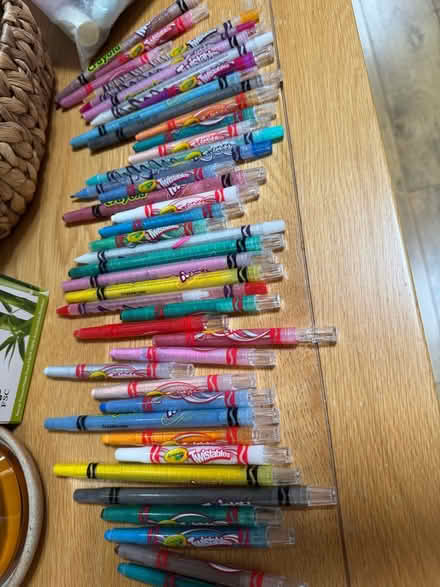 Photo of free Twistables + stubby chalk (Meldreth) #1
