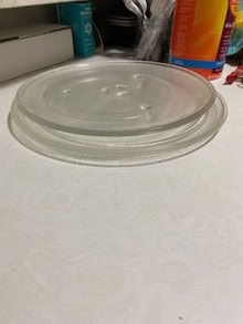 Photo of free microwave glass plates (Newton Center) #1