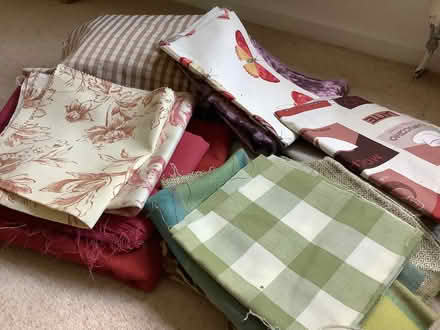 Photo of free Box of Mixed Fabrics 3 (Holme Slack PR2) #1