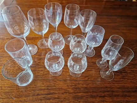 Photo of free Assorted wine, champagne and brandy glasses (Sonning Common RG4) #1