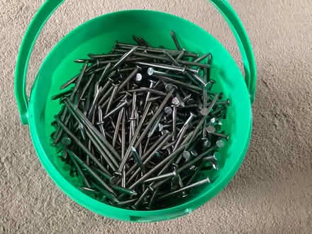 Photo of free Bucket of 4” nails (Bickershaw WN2) #2