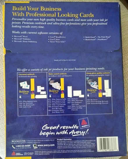 Photo of free Avery Ink Jet Postcards (Bolingbrook, near Menards) #2
