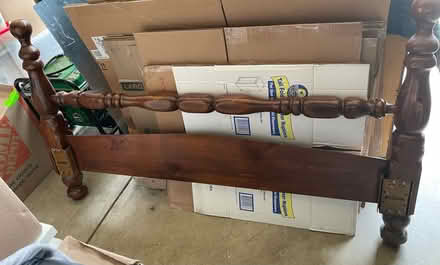 Photo of free Wood Foot Board for Queen Bed (Piedmont) #1
