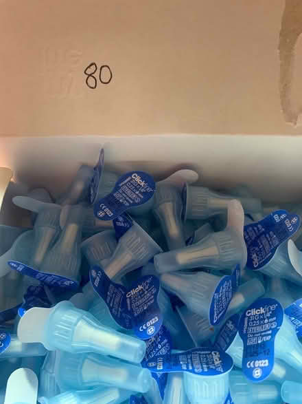 Photo of free Click fine tops for insulin pen (Cwmbran) #3