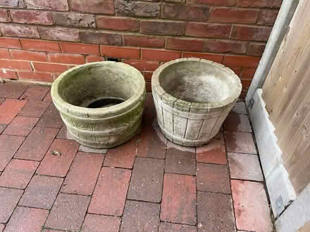 Photo of free Concrete Pots (Hitchin) #1