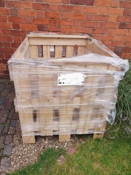 Photo of free Pallet with built up sides (Malvern Link WR14) #1