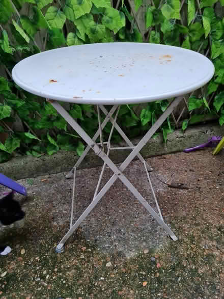 Photo of free Metal folding table (Chatham, ME4) #1