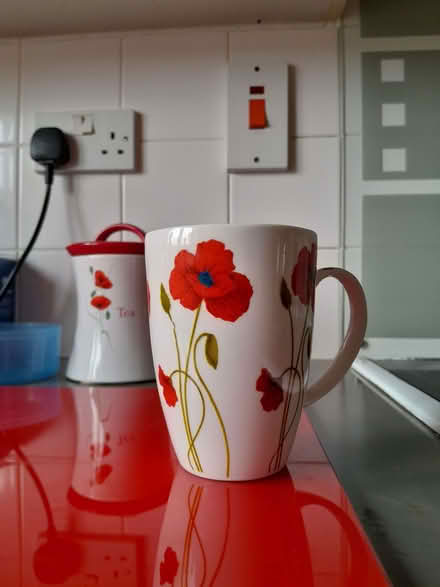 Photo of Poppy cup / mug (Surlingham NR14) #1