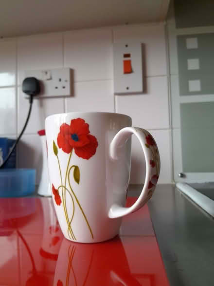 Photo of Poppy cup / mug (Surlingham NR14) #2