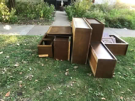 Photo of free Oak kitchen cabinets (Seward, Minneapolis) #2