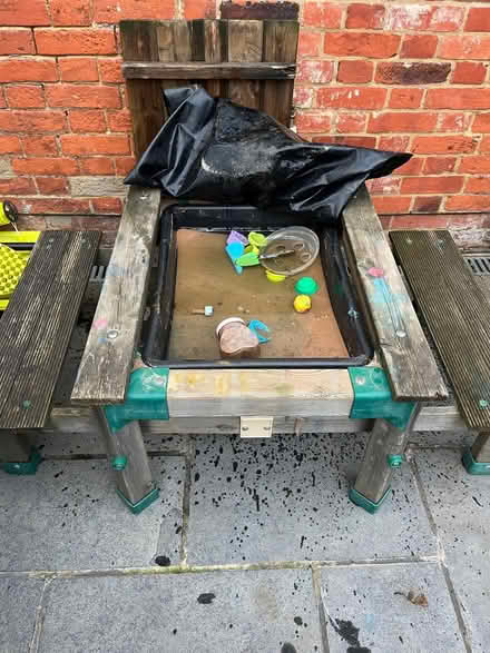 Photo of free Wooden kids water play/sandpit (CM15 9EL) #2