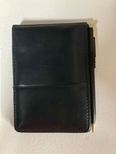 Photo of free Leather notebook and pen (Lamorinda) #2