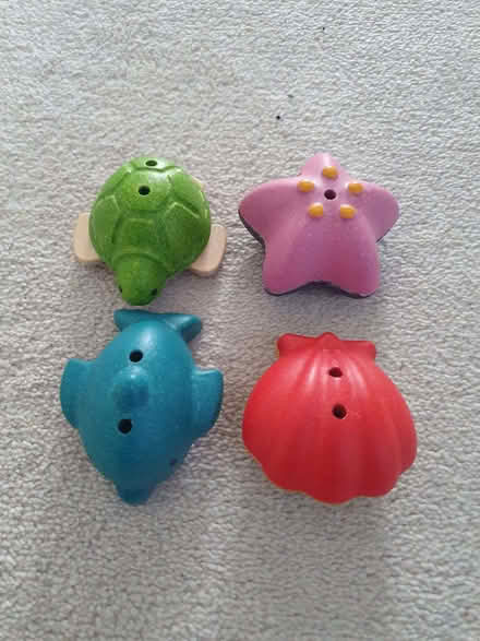 Photo of free 4 wooden bath toys (Burgess Park SE5) #1