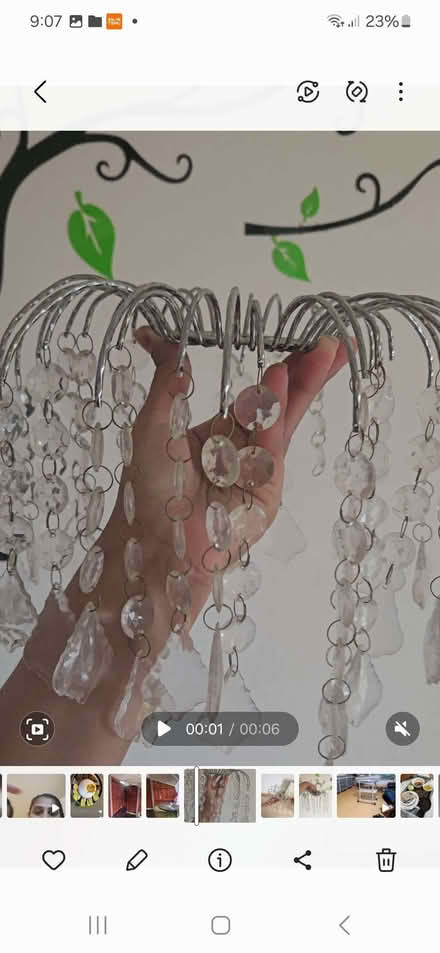 Photo of free Mirror lamp (Jackmans Estate SG6) #4