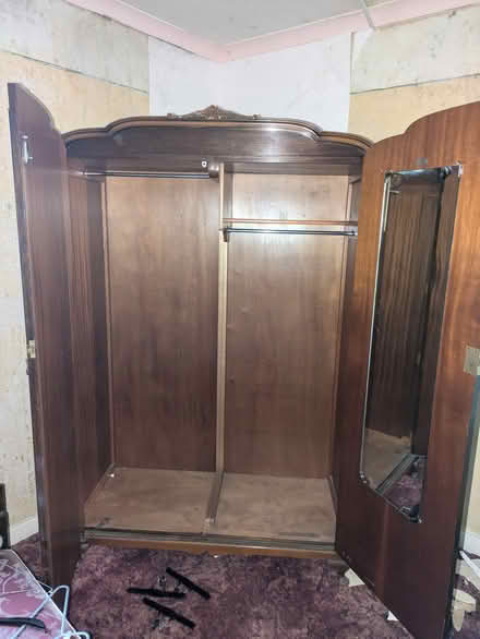 Photo of free Heavy old fashioned wardrobe (PH10 Kirkton of Lethendy) #2