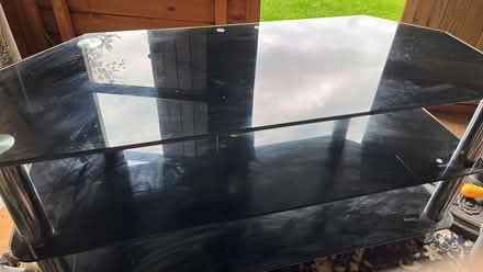 Photo of free Glass TV stand (Letchworth) #1