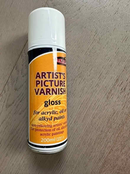 Photo of free Artists Gloss Picture Varnish (Muswell Hill) #1