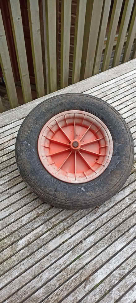 Photo of free Wheelbarrow wheel (Thrupp GL5) #1