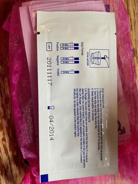 Photo of free Expired ovulation & pregnancy strip (SE19) #3