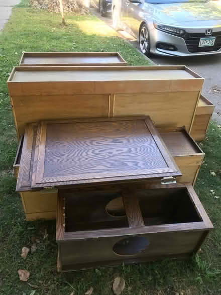 Photo of free Oak kitchen cabinets (Seward, Minneapolis) #1