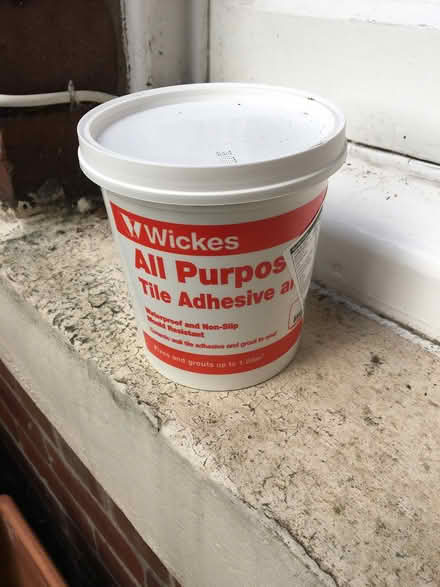 Photo of free All purpose tile adhesive (Jesmond NE2) #1