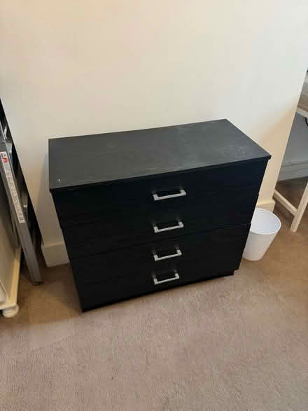 Photo of free Black wood effect drawers (Harrow, London, HA3) #2